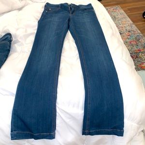 Altard State jean. Little bit of a flare at the bottom.